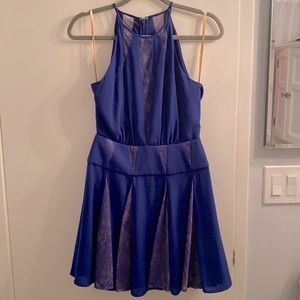 BCBG blue lace dress